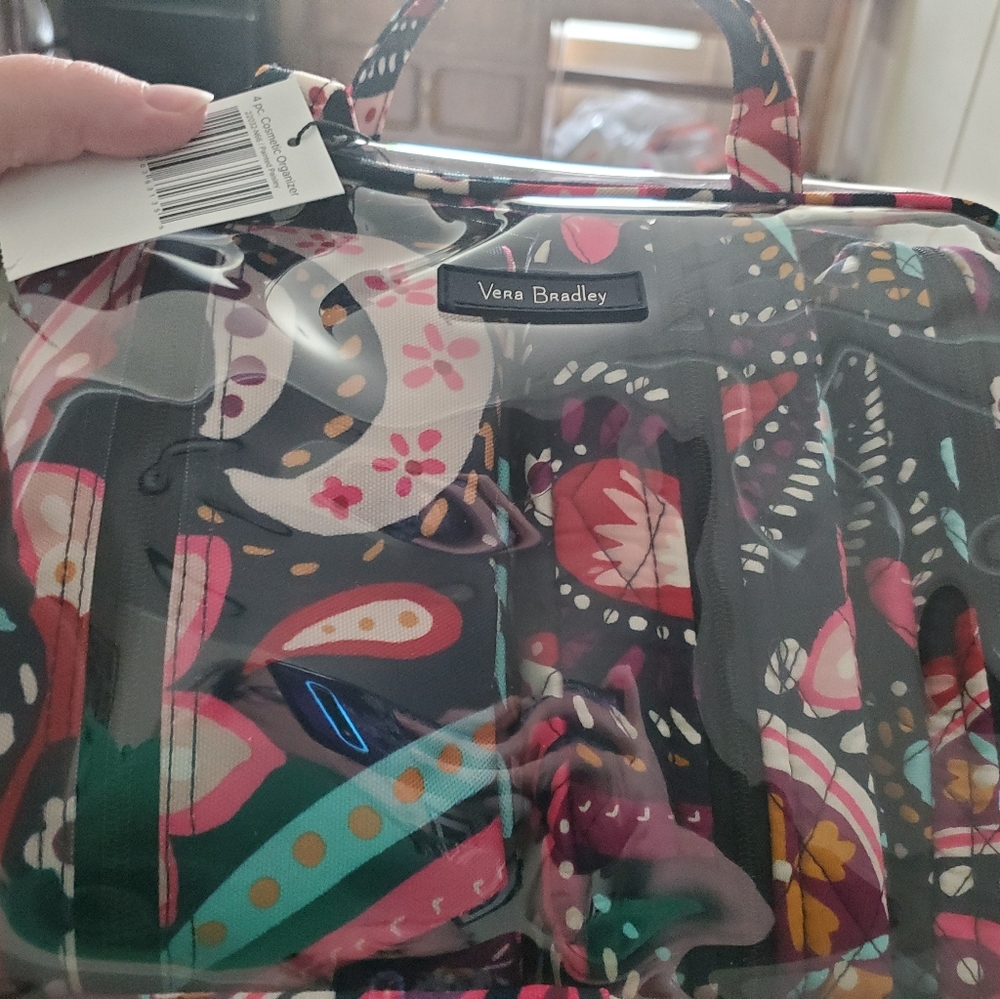 4 piece Vera Bradley Makeup Organizer
